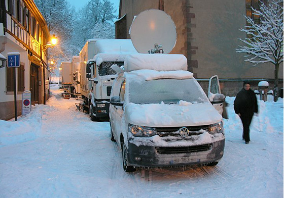 Cars régie sous la neige 